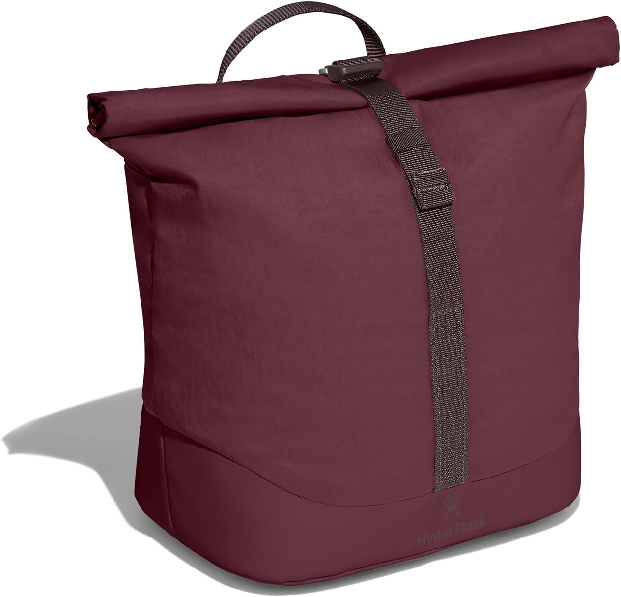 Hydro Flask Carryout Lunch Rolltop - Insulated Lunch Bag - Soft Travel Cooler Burgundy