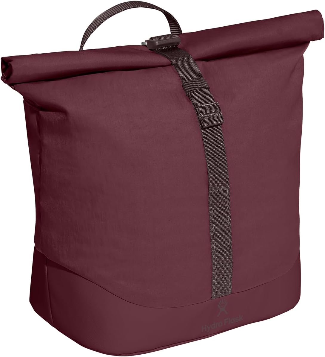 Hydro Flask Carryout Lunch Rolltop - Insulated Lunch Bag - Soft Travel Cooler Burgundy