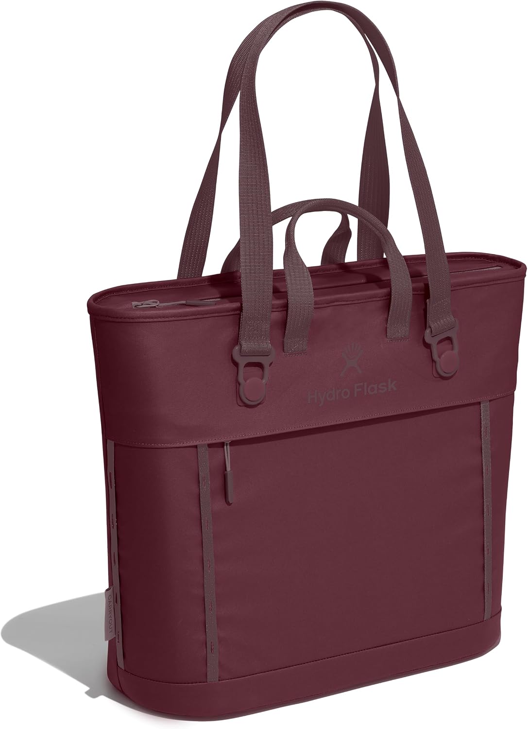 Hydro Flask Carryout Tote - Insulated Tote Bag - 20 L Capacity Burgundy