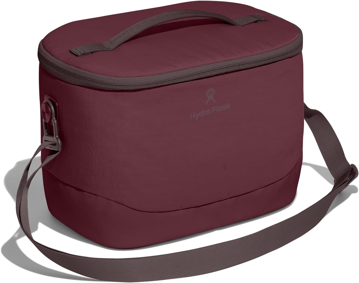 Hydro Flask Carryout Lunch Bag - Insulated Lunch Bag - Soft Travel Cooler Burgundy