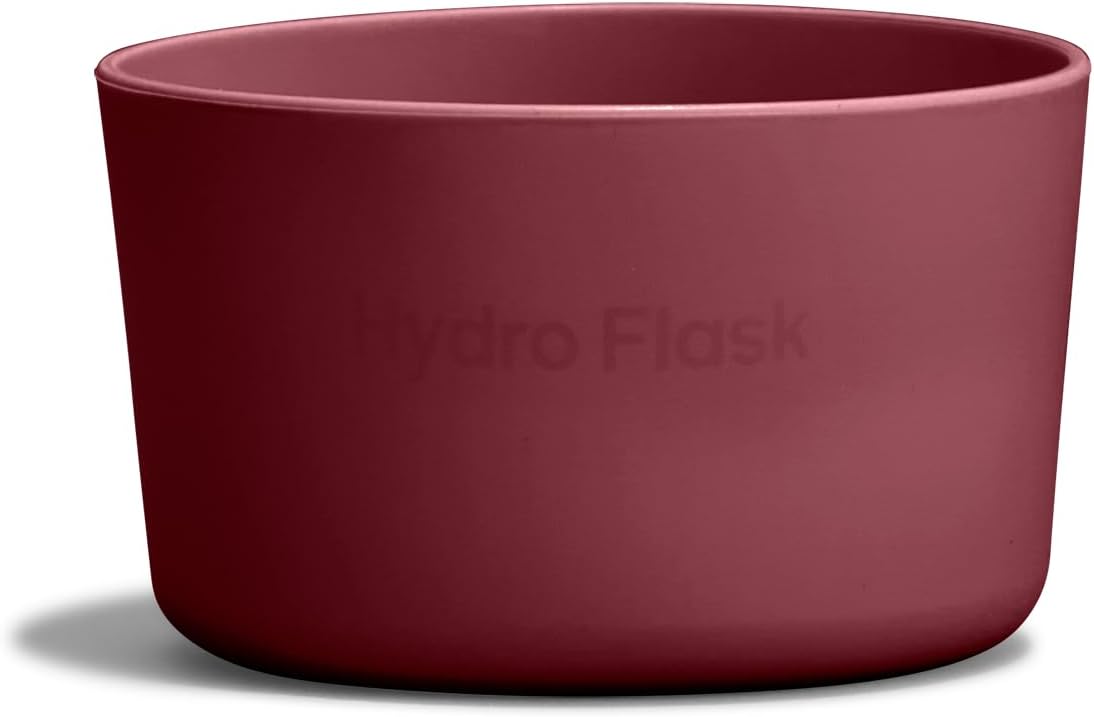 Hydro Flask Tumbler Boot - Bottome Protector Sleeve - Silicone Tumbler Accessory Extra Small Burgundy