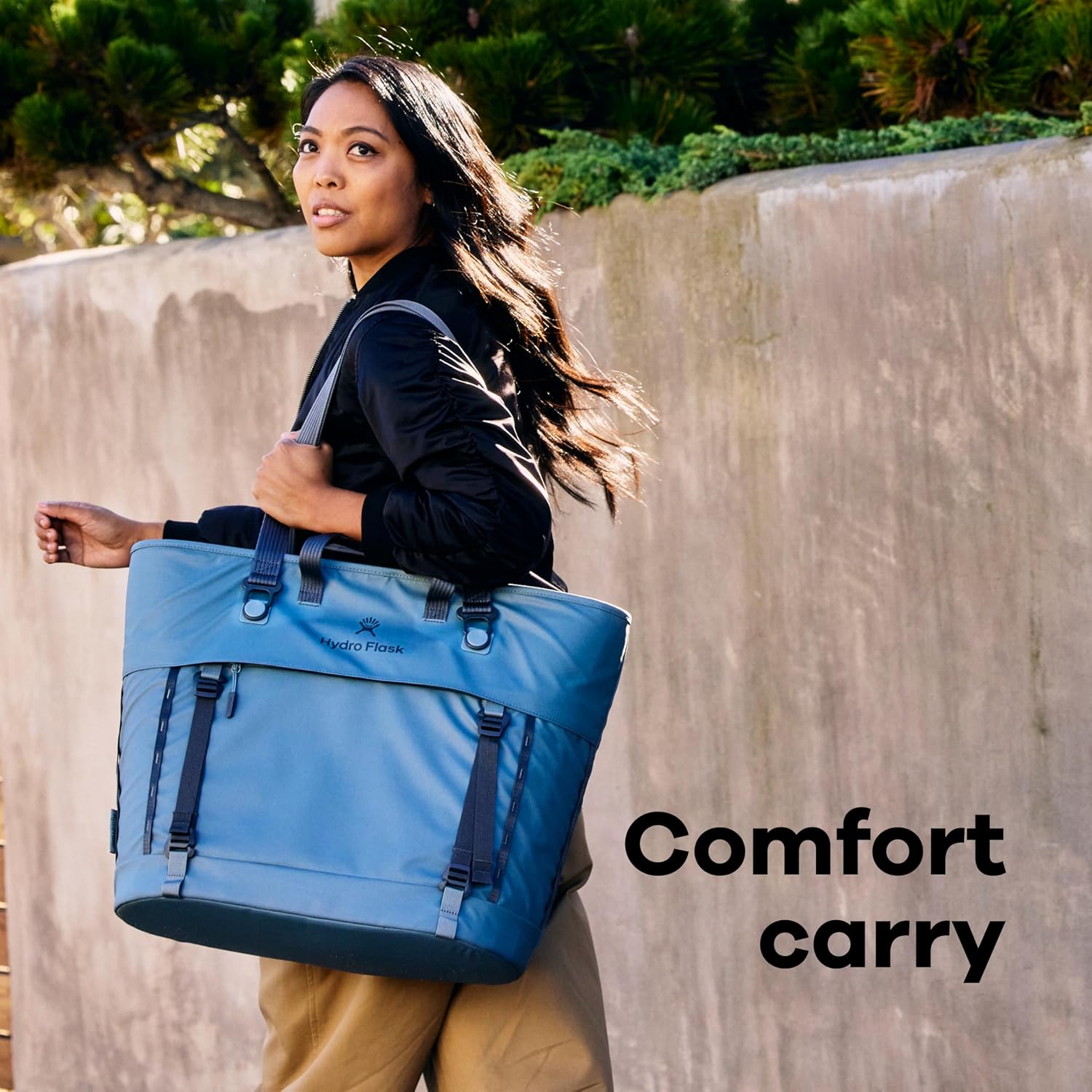 Hydro Flask Carryout Tote - Insulated Tote Bag - 10 L Capacity Burgundy