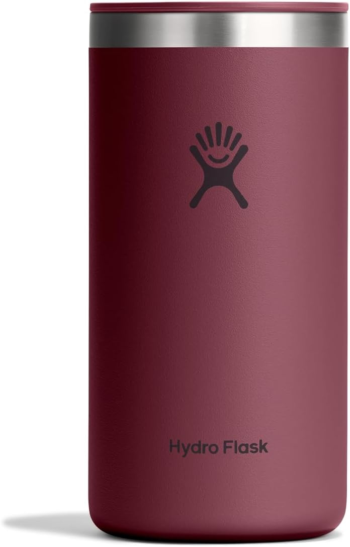 Hydro Flask Travel Coffee Cup – Insulated Stainless Steel, Non-Spill, Leak Proof To-Go Coffee Tumbler 16 Oz Burgundy