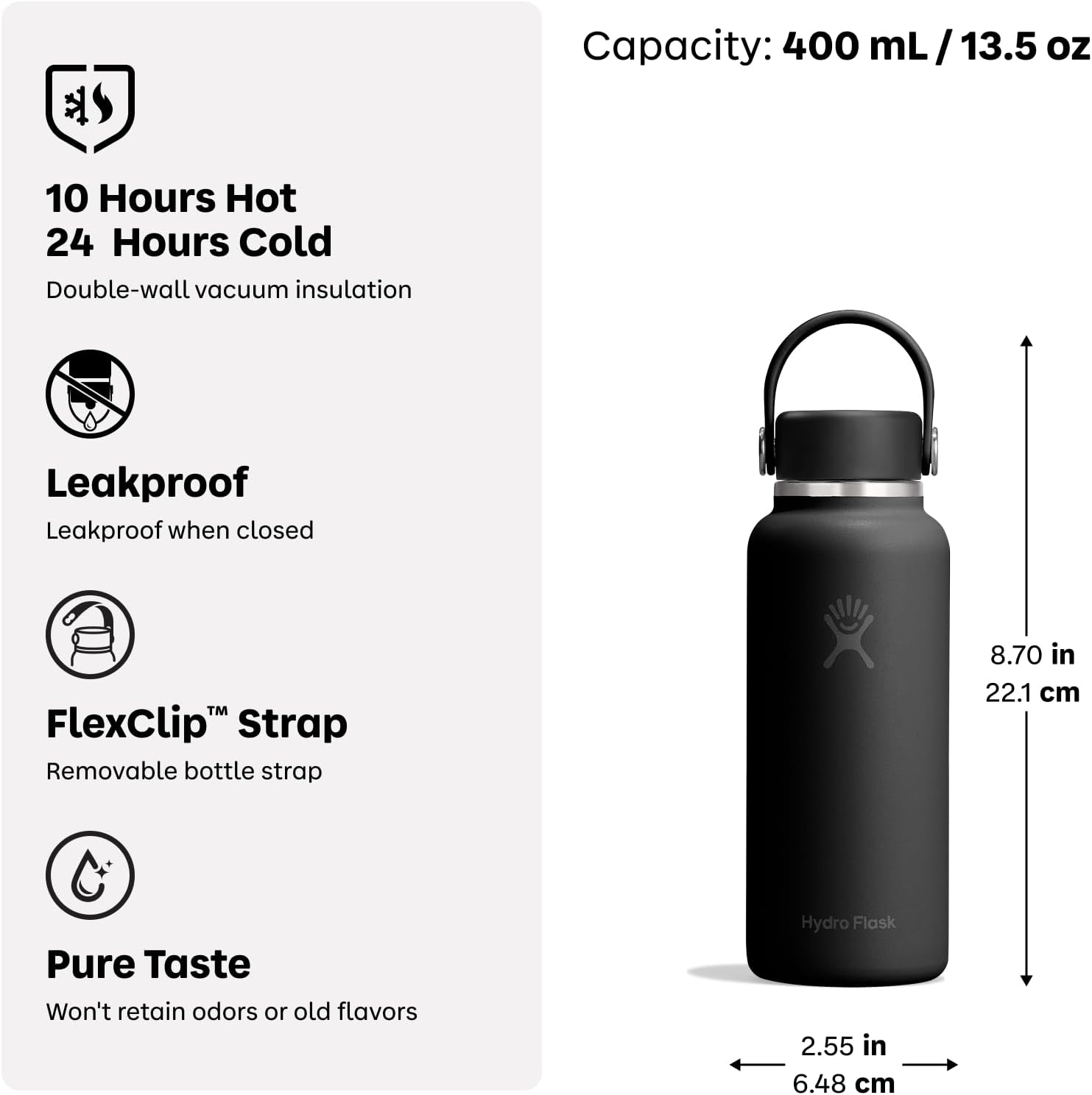 Hydro Flask Utopia Purple Micro Hydro Bottle 400 ml, 1 EA