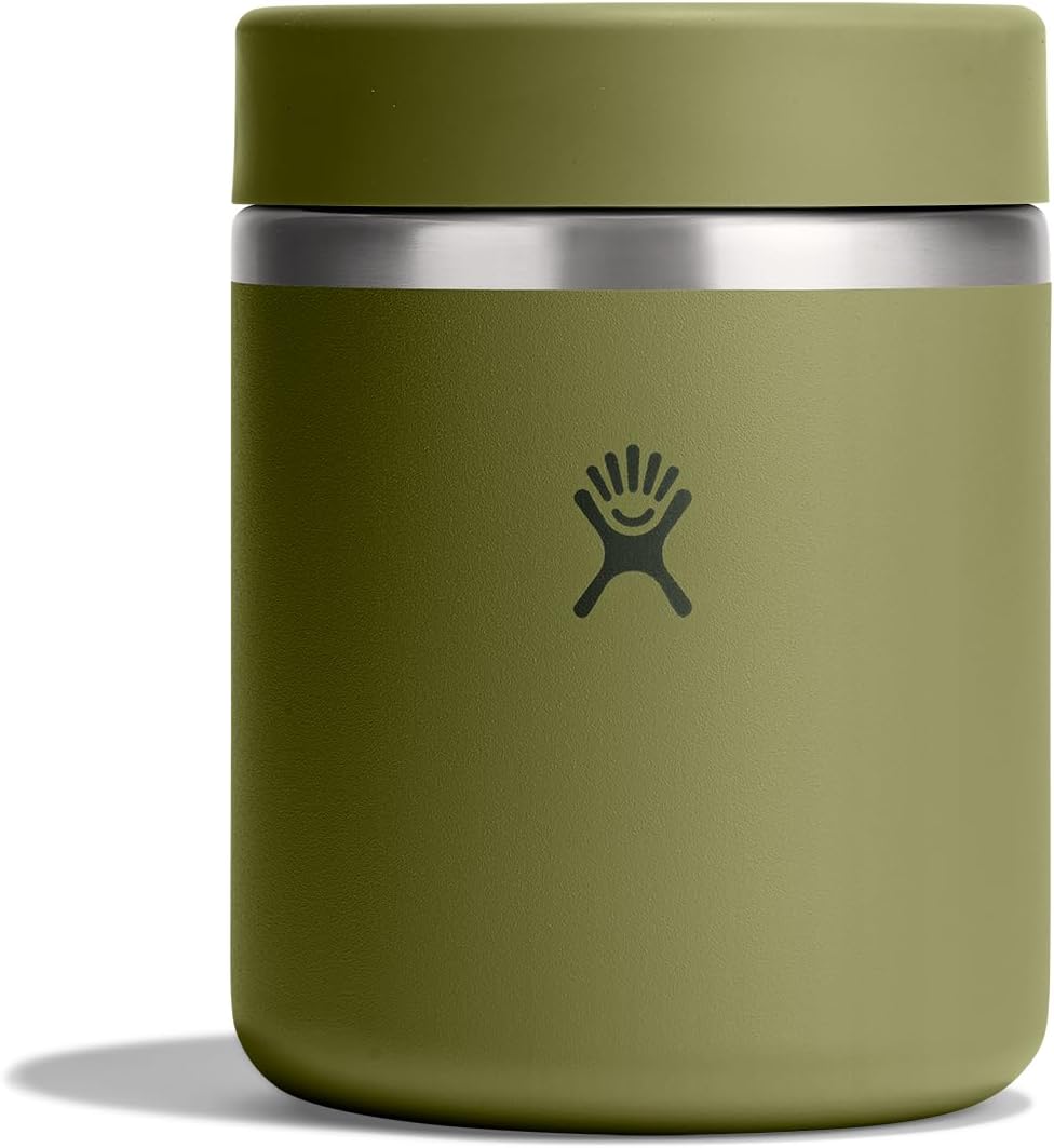 Hydro Flask Food Jar – Insulated Stainless Steel, Snack Travel Container for Hot Food & Soup 28 Oz Palmer Green