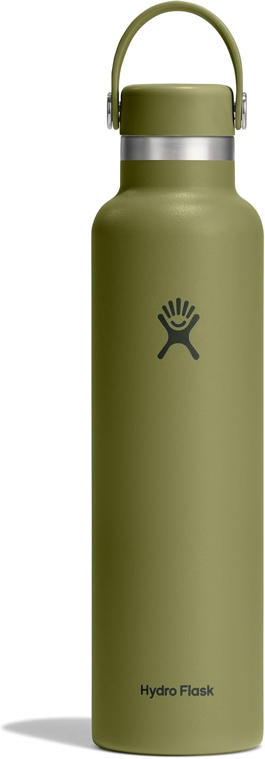 Hydro Flask Water Bottle - Insulated Stainless Steel - Non Spill, Leakproof in 24 Oz Palmer Green