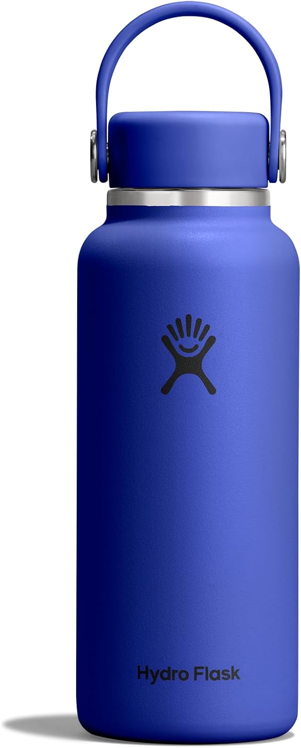 Hydro Flask Micro Bottle - Insulated Mini Leak Proof Flask for Purse or Pocket in 13.5 Oz Capri Blue