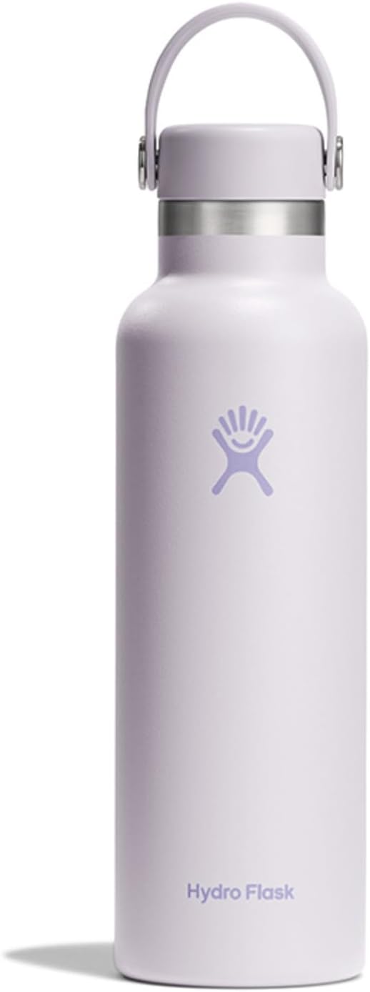 Hydro Flask Water Bottle - Insulated Stainless Steel - Non Spill, Leakproof in 24 Oz Cloud Pink