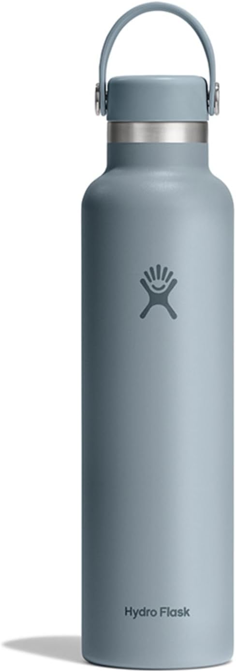 Hydro Flask Water Bottle - Insulated Stainless Steel - Non Spill, Leakproof in 24 Oz Shale Gray