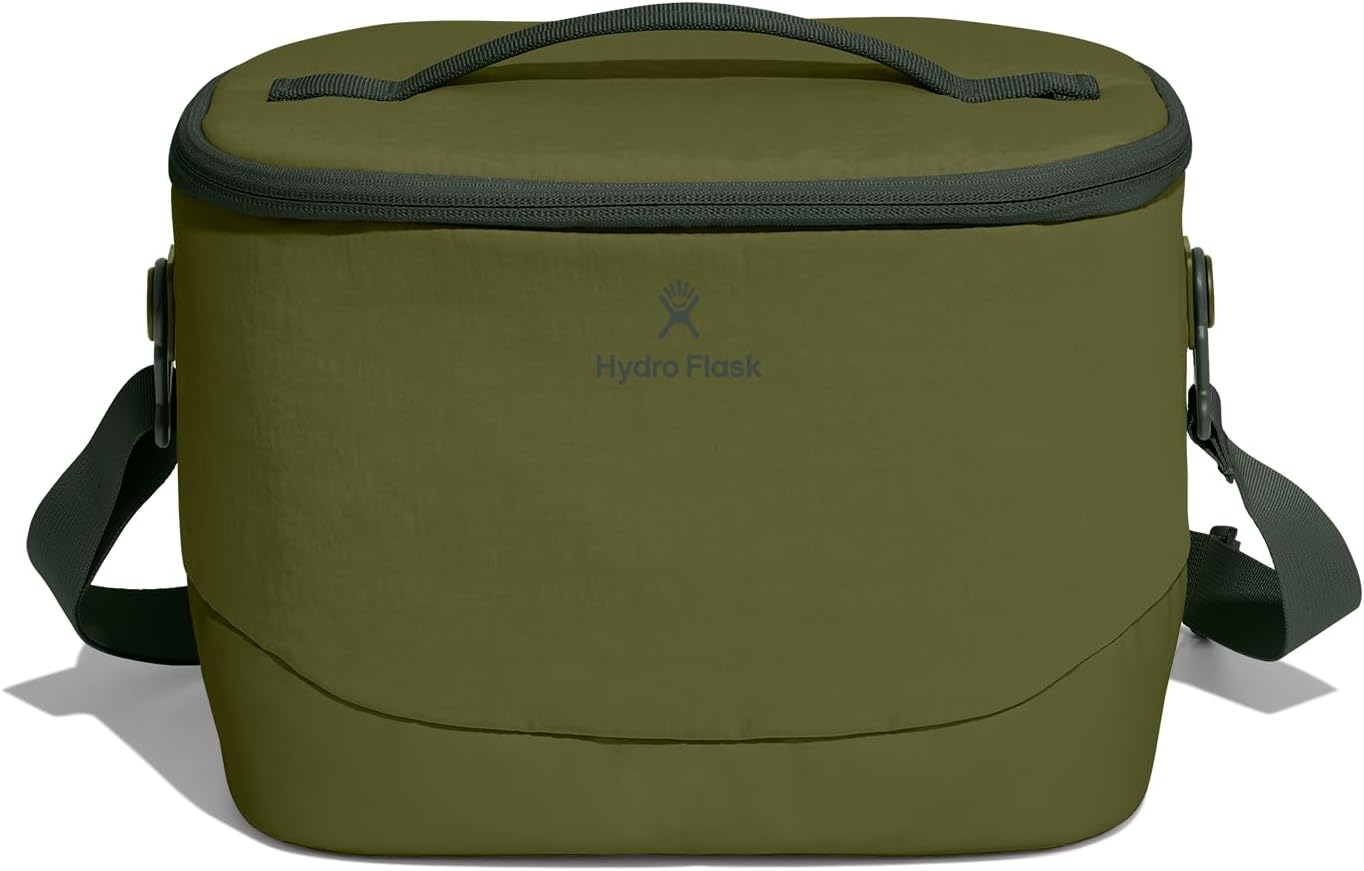 Hydro Flask Carryout Lunch Bag - Insulated Lunch Bag - Soft Travel Cooler Palmer Green