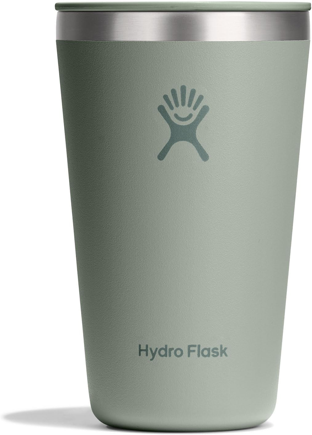 Hydro Flask All Around Tumbler Press-In Lid, Insulated Travel Mug, Stainless Steel Coffee Cup 16 Oz Agave Green