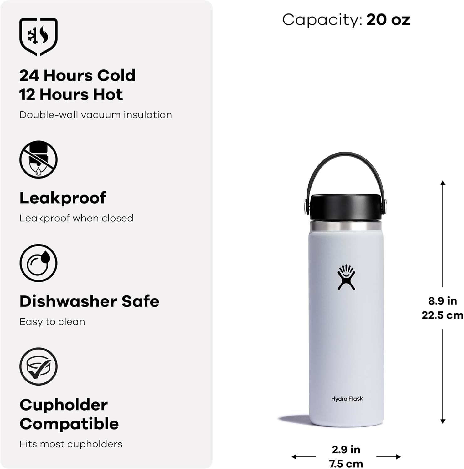 Hydro Flask 20 Oz Wide Flex Cap Trillium