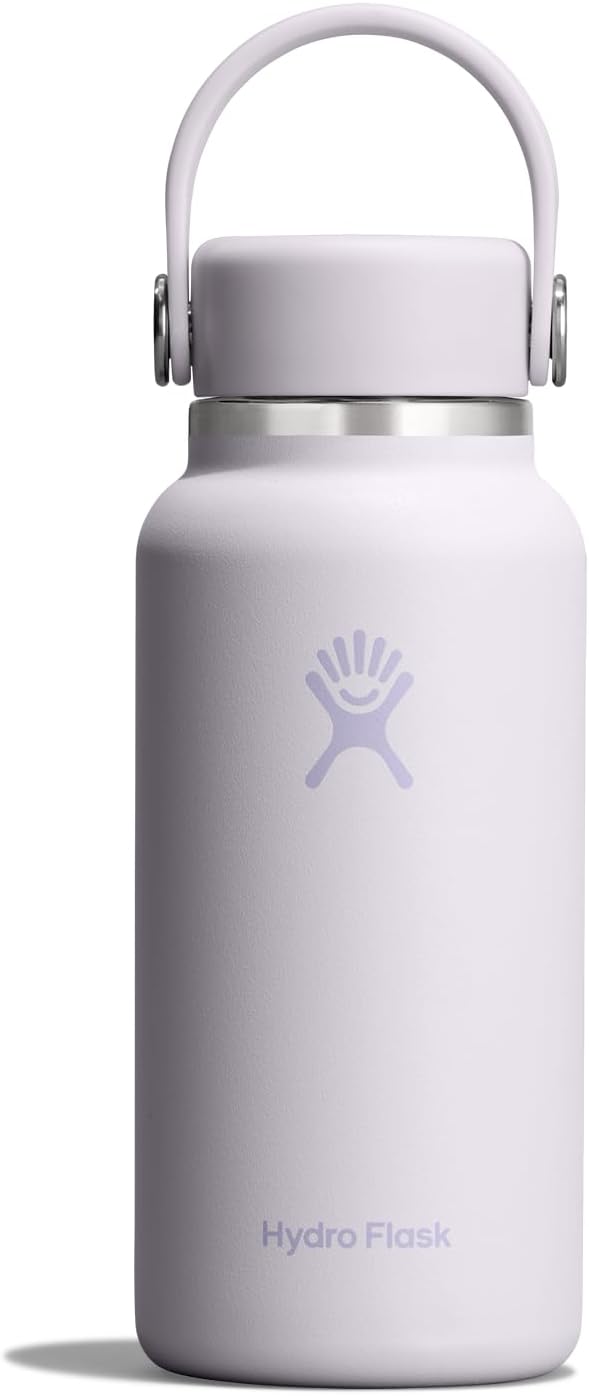 Hydro Flask Micro Bottle - Insulated Mini Leak Proof Flask for Purse or Pocket in 10 Oz Cloud Pink