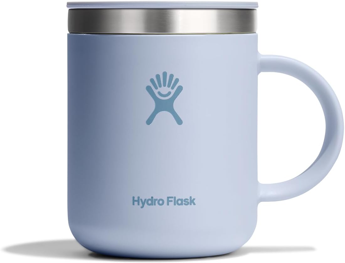 Hydro Flask Coffee Mug – Insulated Stainless Steel, Non Spill, Leak Resistant Travel Mug 12 Oz Surf Blue