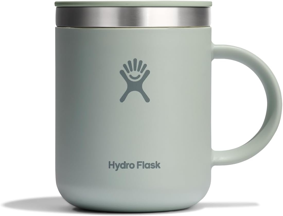 Hydro Flask Coffee Mug – Insulated Stainless Steel, Non Spill, Leak Resistant Travel Mug 12 Oz Agave Green Tonal Agave Green