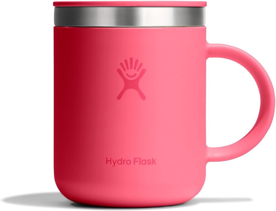 Hydro Flask Coffee Mug – Insulated Stainless Steel, Non Spill, Leak Resistant Travel Mug 12 Oz Popstar Pink