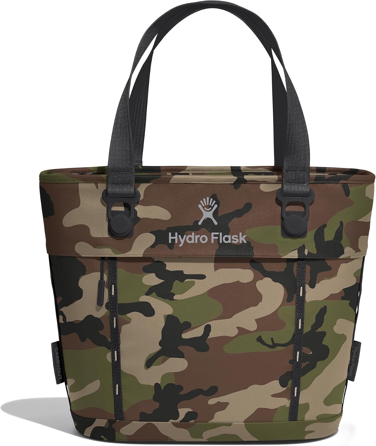 Hydro Flask Carryout Tote - Insulated Tote Bag - 10 L Capacity in Woodland Camo