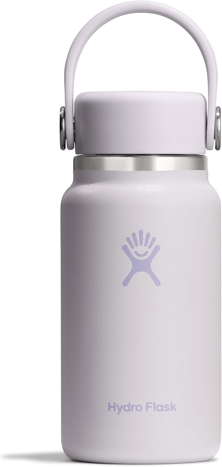 Hydro Flask Micro Bottle - Insulated Mini Leak Proof Flask for Purse or Pocket in 6.7 Oz Cloud Pink Could Pink