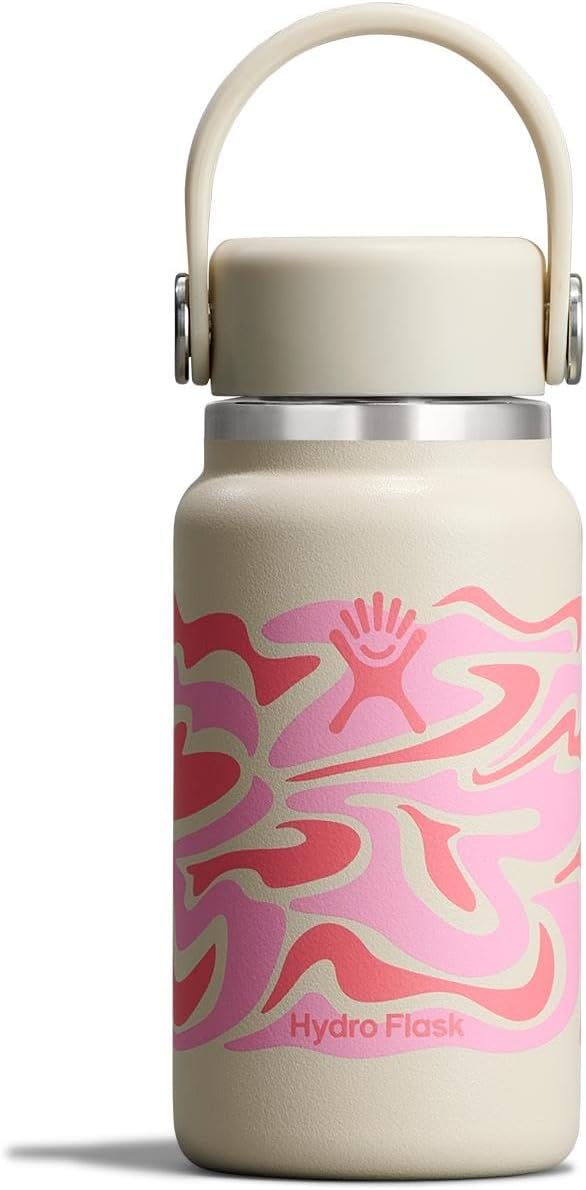 Hydro Flask Micro Bottle - Insulated Mini Leak Proof Flask for Purse or Pocket in 6.7 Oz Callie Pink