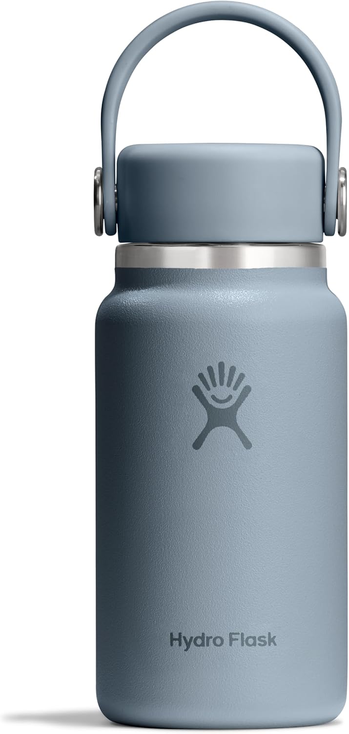 Hydro Flask Micro Bottle - Insulated Mini Leak Proof Flask for Purse or Pocket in 6.7 Oz Shale Gray