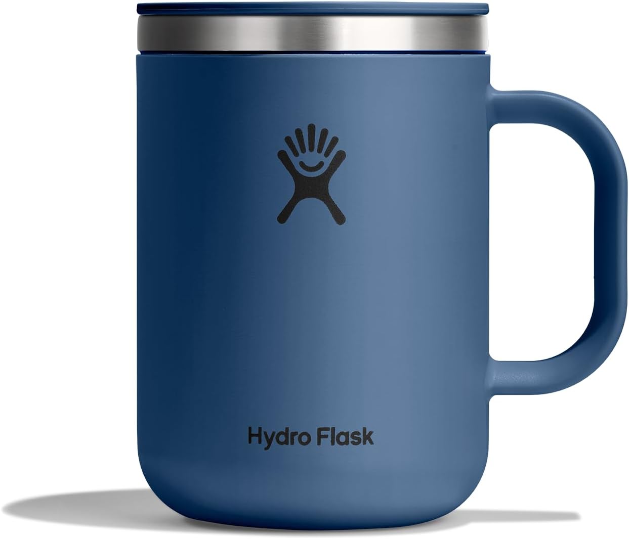 Hydro Flask Coffee Mug – Insulated Stainless Steel, Non Spill, Leak Resistant Travel Mug 24 Oz Harbor Blue