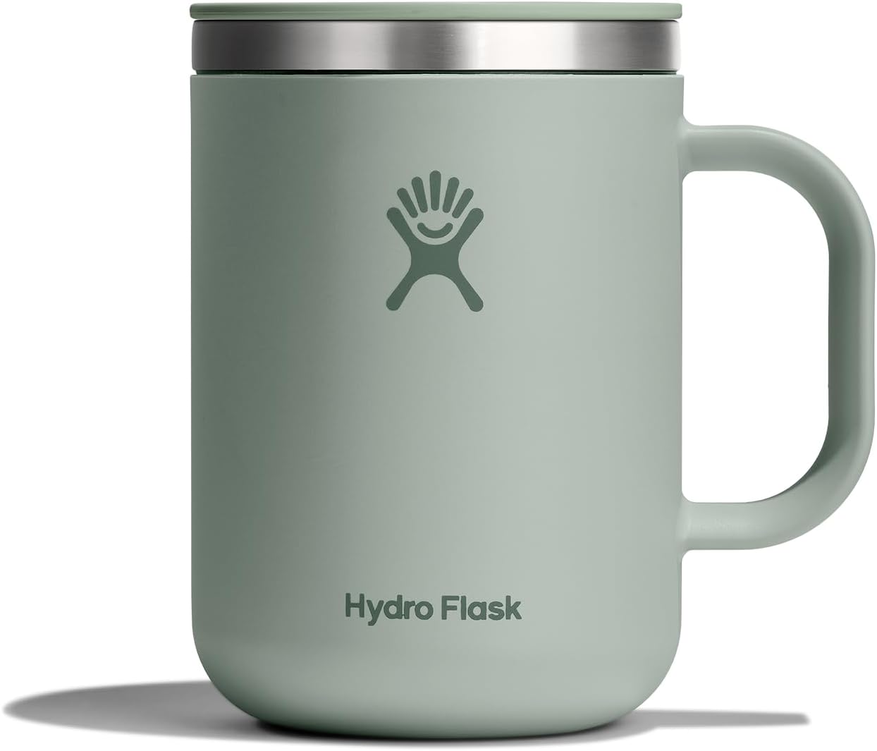 Hydro Flask Coffee Mug – Insulated Stainless Steel, Non Spill, Leak Resistant Travel Mug 24 Oz Agave Green Tonal Agave Green