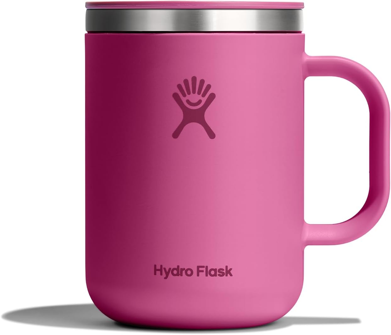 Hydro Flask Coffee Mug – Insulated Stainless Steel, Non Spill, Leak Resistant Travel Mug 24 Oz Reef Pink