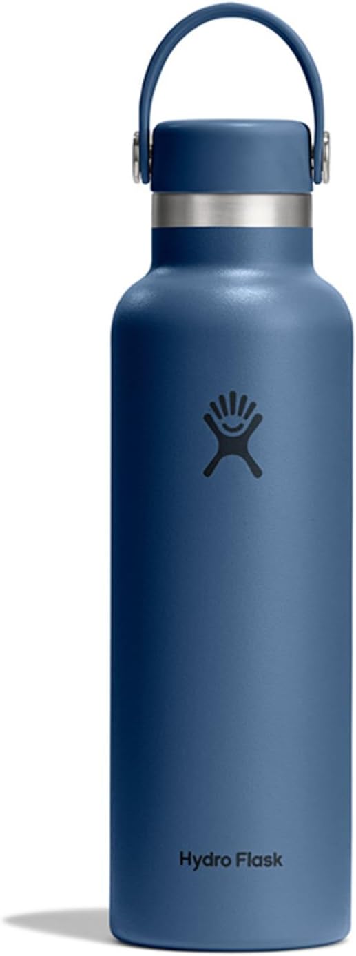 Hydro Flask Water Bottle - Insulated Stainless Steel - Non Spill, Leakproof in 21 Oz Harbor Blue