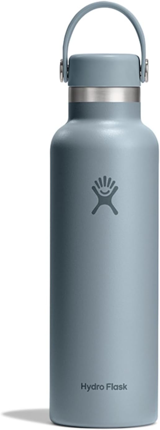 Hydro Flask Water Bottle - Insulated Stainless Steel - Non Spill, Leakproof in 21 Oz Shale Gray