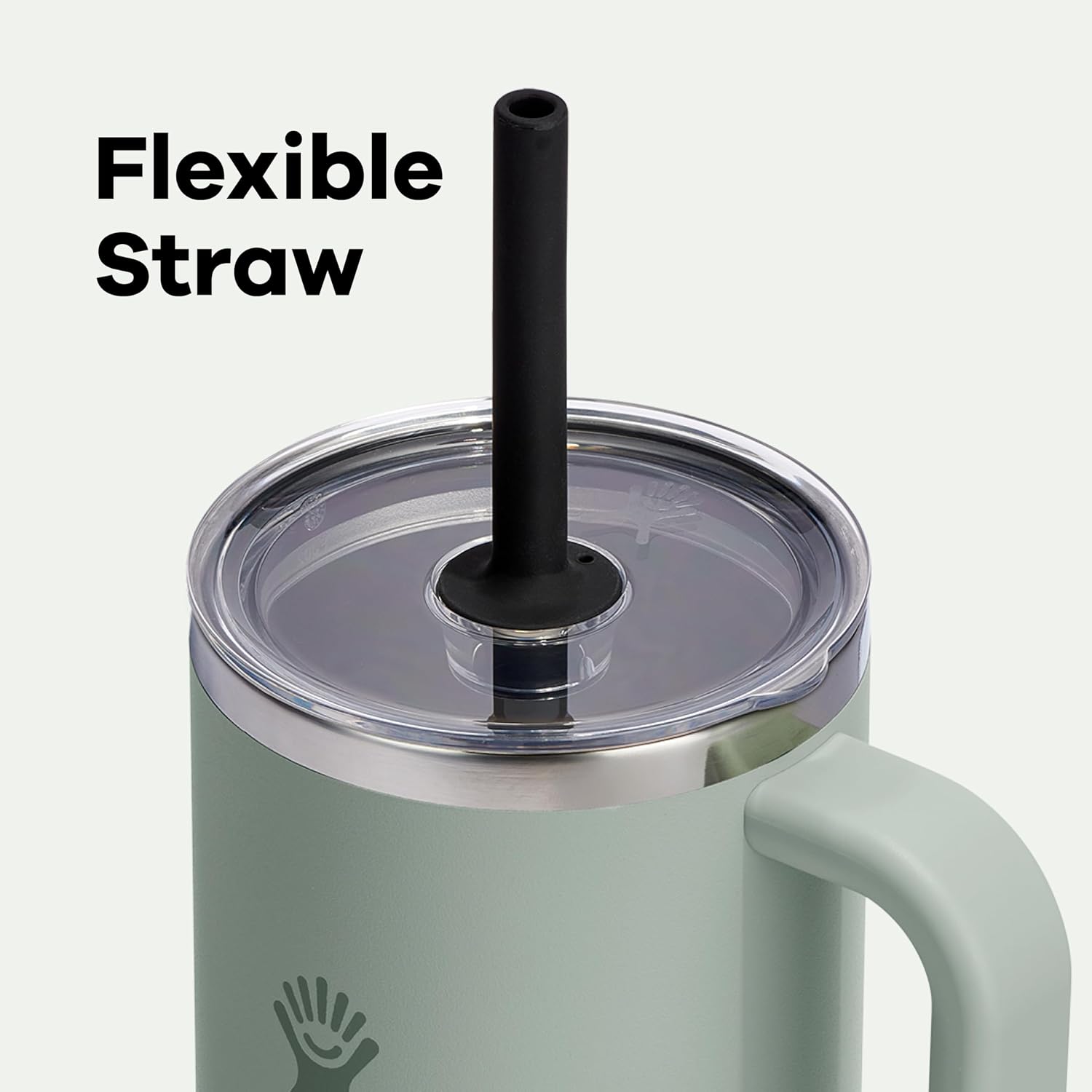 Hydro Flask Medium Press-in All Around Tumbler with Clear Straw Lid