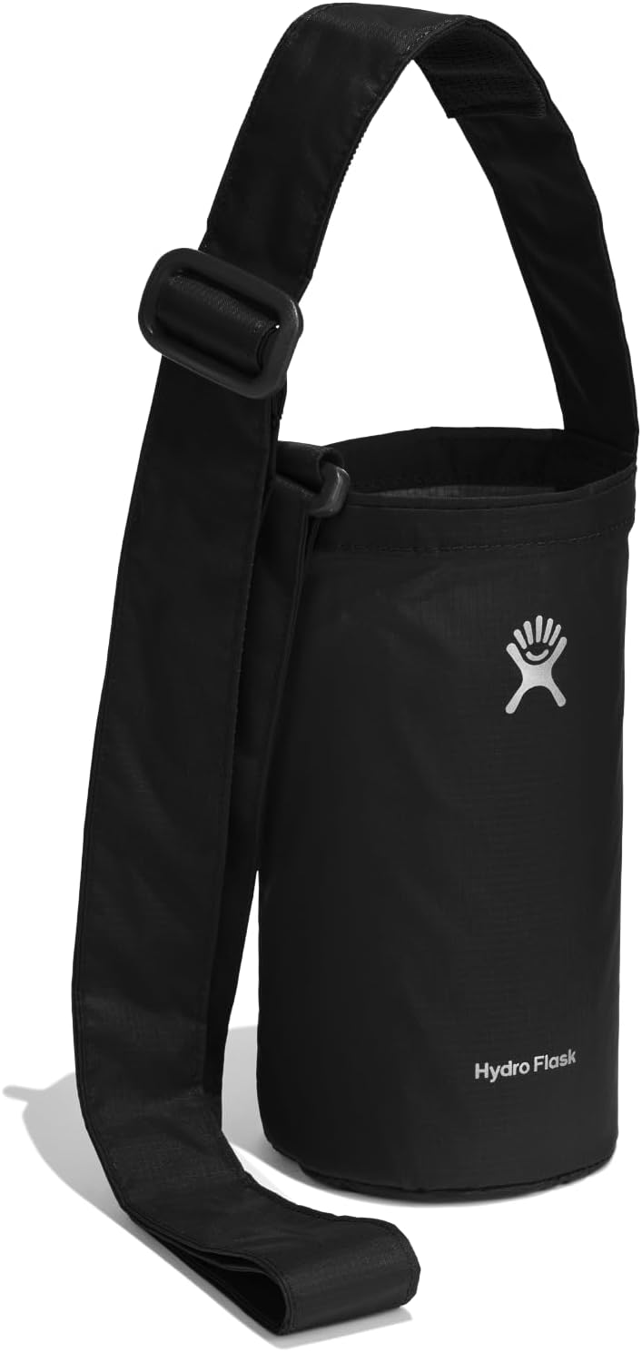 Hydro Flask Bottle Sling - Packable Bottle Bag - Medium Black