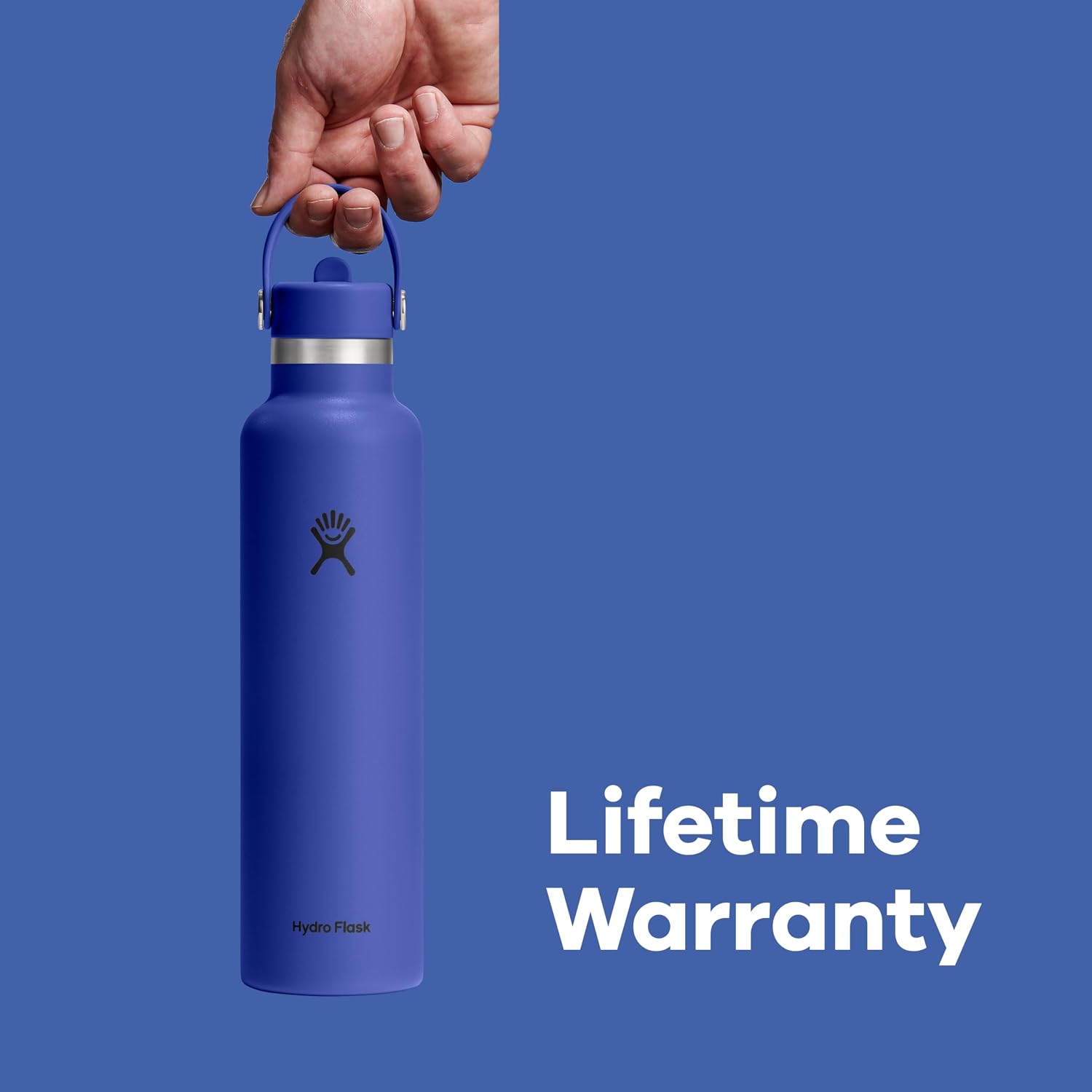 Hydro Flask Straw Cap for Standard Mouth Bottles, Leakproof Straw Lid