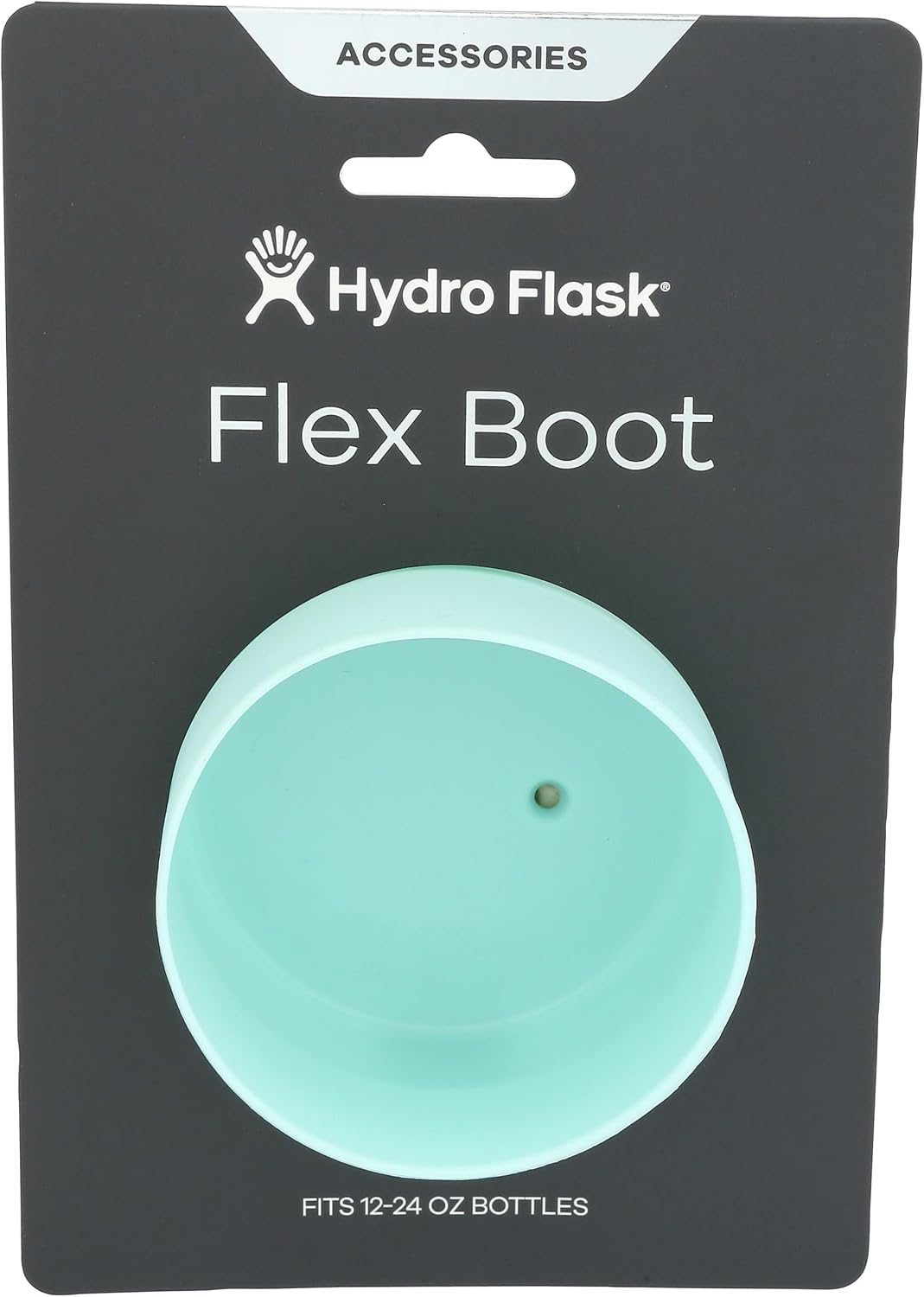 Hydro Flask Accessory Small Silicone Water Bottle Boot Flex Boot Dew - for 12 oz, 16 oz, 18 oz, 20 oz, 21 oz, and 24 oz Bottles - Dishwasher Safe, BPA-Free, Non-Toxic Dew Blue