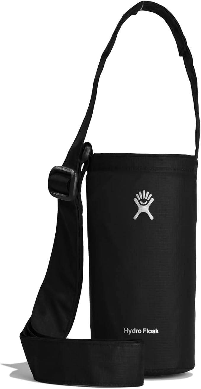 Hydro Flask Bottle Sling - Packable Bottle Bag - Medium Black