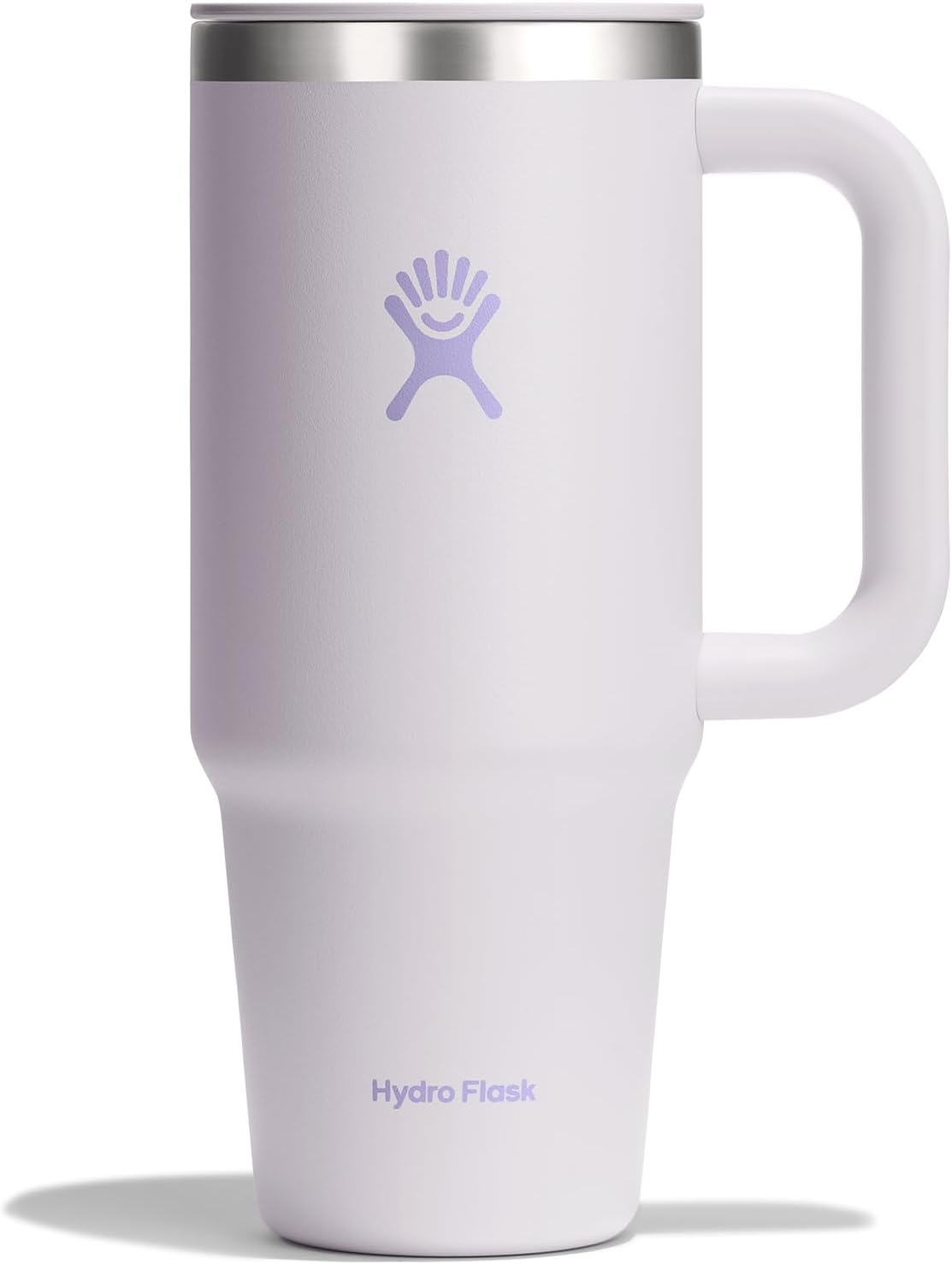 Hydro Flask Coffee Travel Tumbler Mug – Insulated Stainless Steel, Leak Resistant Hot & Iced Coffee Cup 24 Oz Cloud Pink Could Pink