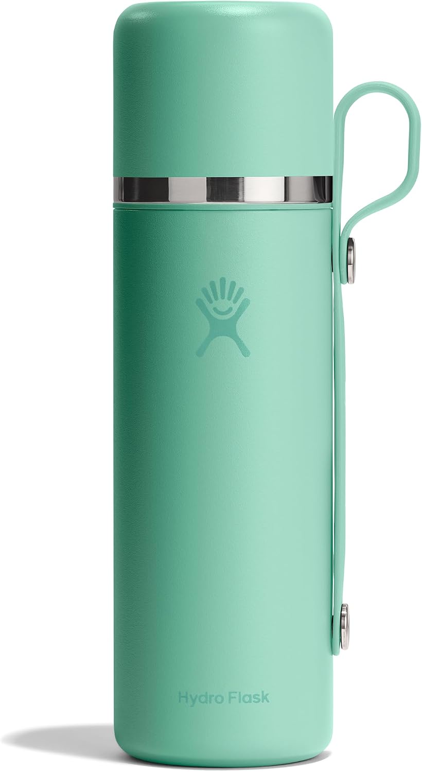 Hydro Flask Hot Flask & Cup – Insulated Stainless Steel, Hot Drink Travel Container for Coffee & Tea 28 Oz Mermaid Green
