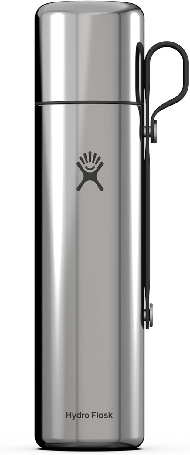 Hydro Flask Hot Flask & Cup – Insulated Stainless Steel, Hot Drink Travel Container for Coffee & Tea 36 Oz Stainless