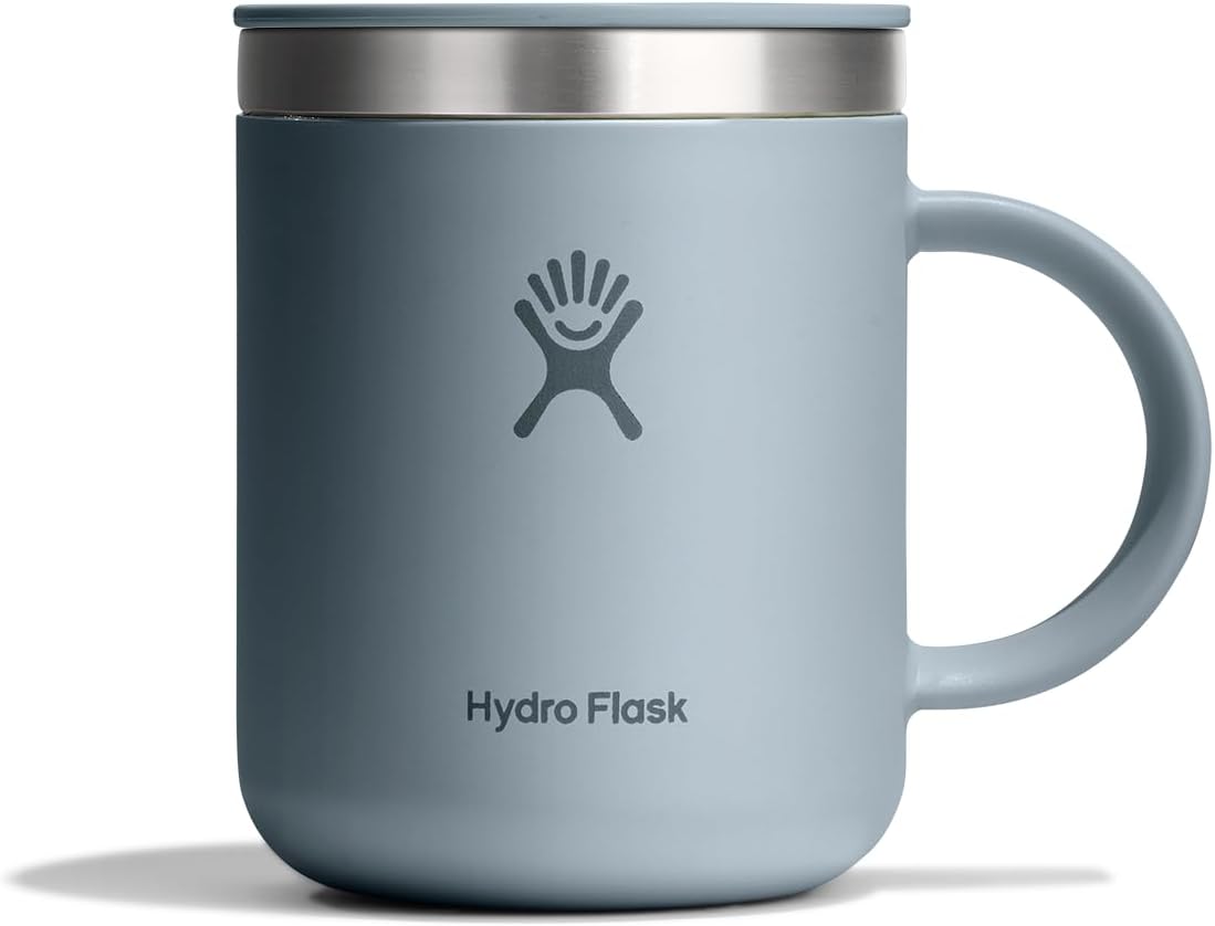 Hydro Flask Coffee Mug – Insulated Stainless Steel, Non Spill, Leak Resistant Travel Mug 12 Oz Shale Gray
