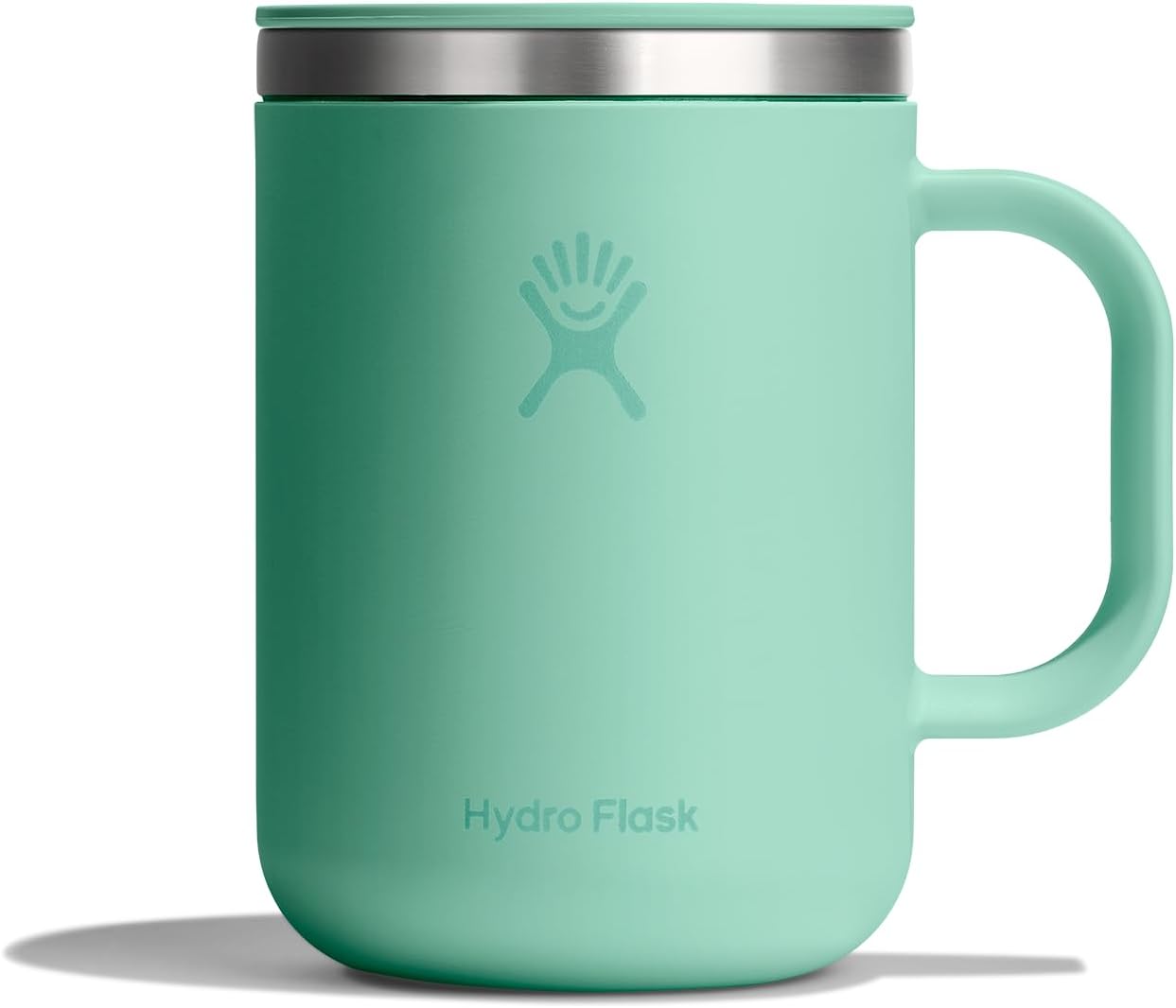 Hydro Flask Coffee Mug – Insulated Stainless Steel, Non Spill, Leak Resistant Travel Mug 24 Oz Mermaid Green