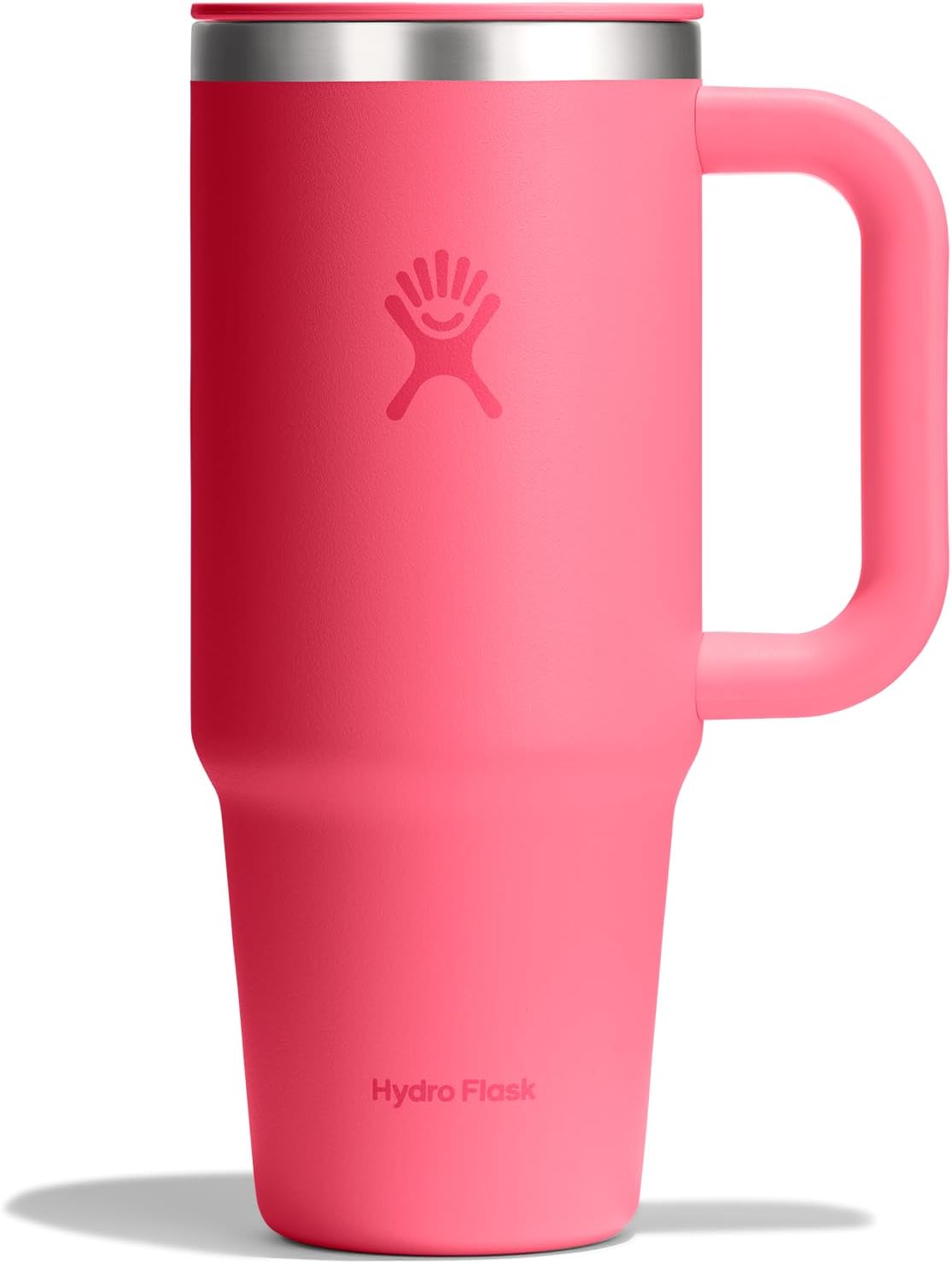 Hydro Flask Coffee Travel Tumbler Mug – Insulated Stainless Steel, Leak Resistant Hot & Iced Coffee Cup 24 Oz Popstar Pink
