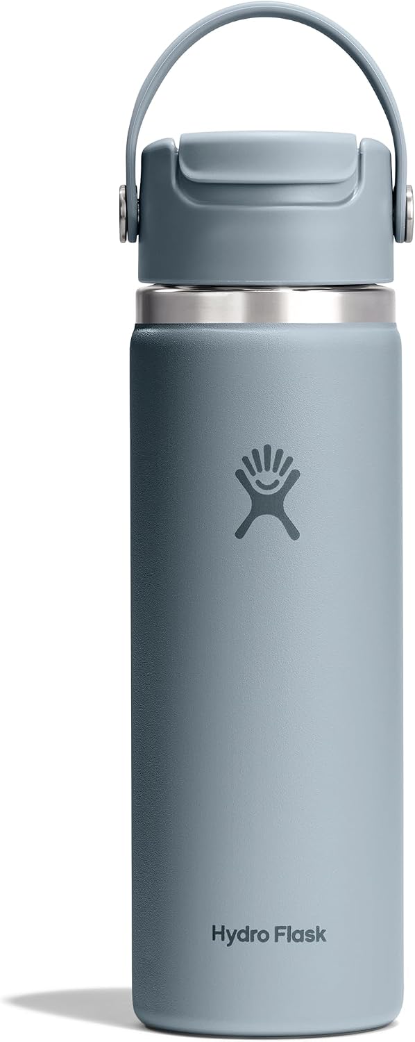 Hydro Flask Flip Sip Coffee Tumbler Mug – Insulated Stainless Steel, Non Spill, Leak Proof Travel Coffee Cup 20 Oz Shale Gray