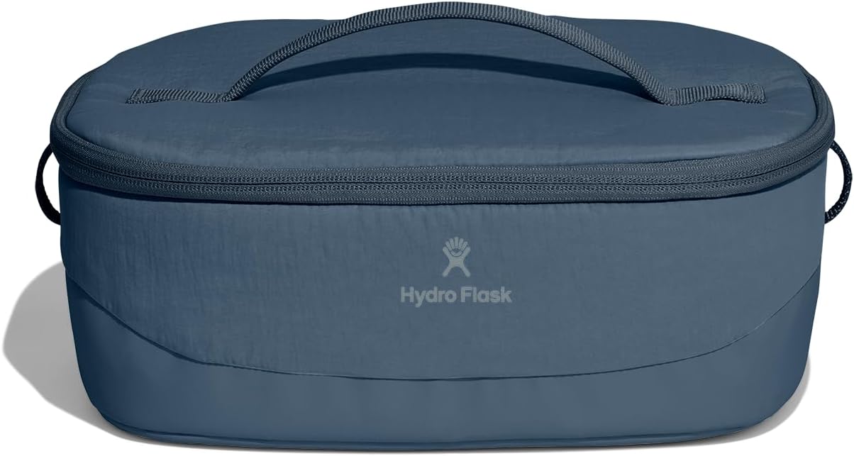 Hydro Flask Carryout Lunch Box - Insulated Lunch Box - Soft Cooler Travel Bag Harbor Blue