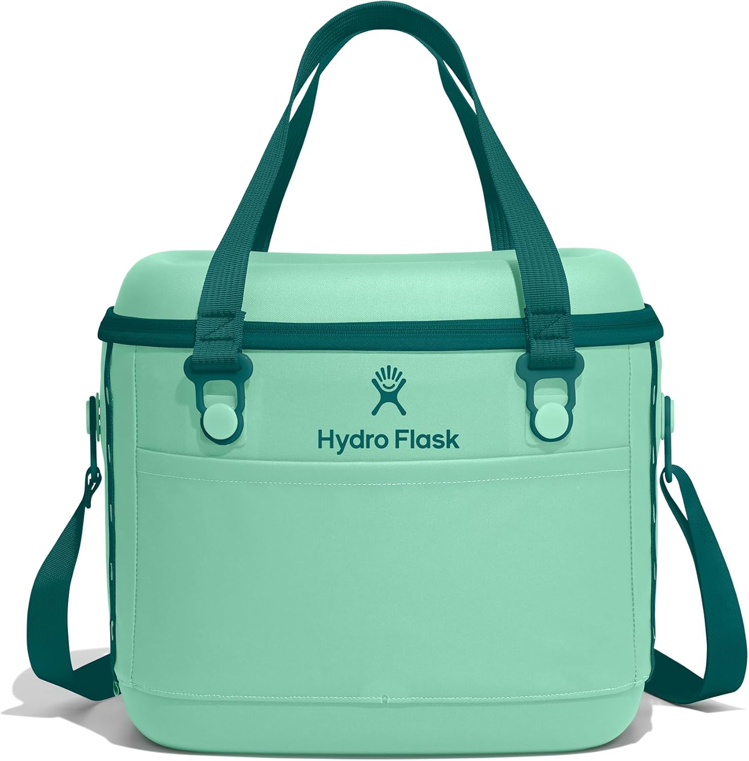 Hydro Flask Carryout Cooler - Insulated Portable Soft Cooler - 15 L Capacity in Mermaid Green