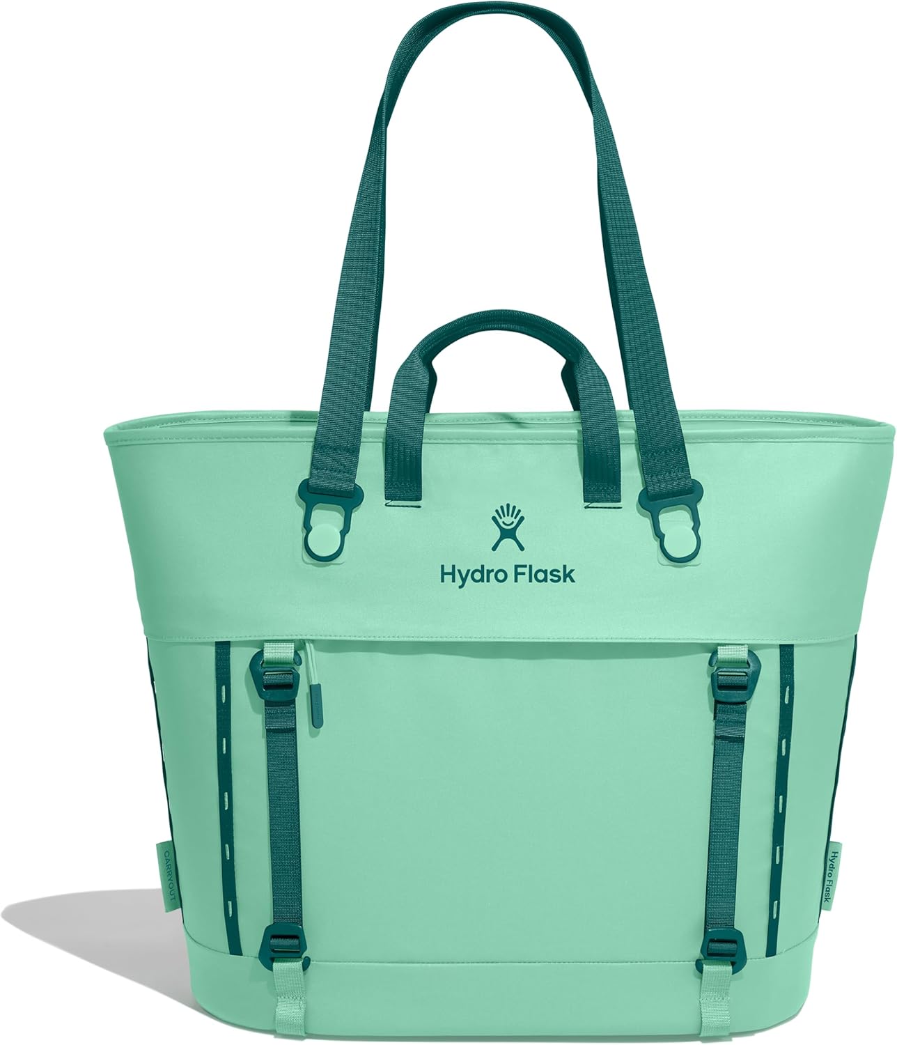 Hydro Flask Carryout Tote - Insulated Tote Bag - 30 L Capacity in Mermaid Green