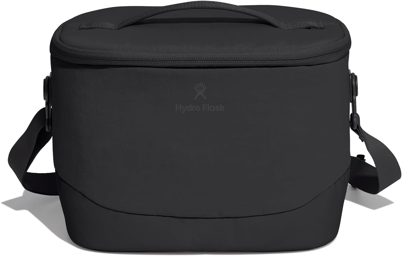 Hydro Flask Carryout Lunch Bag - Insulated Lunch Bag - Soft Travel Cooler Black