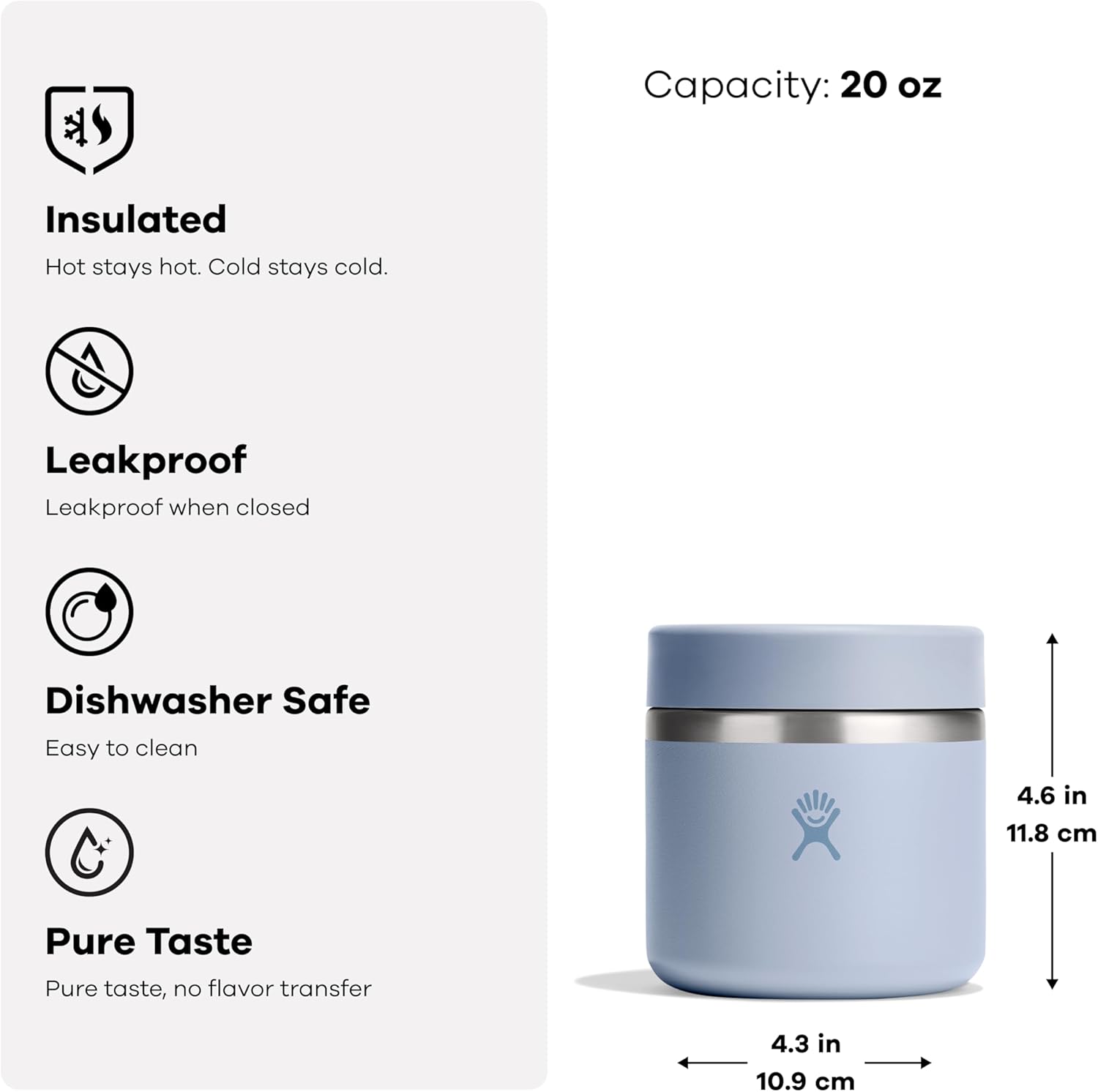 20 OZ INSULATED FOOD JAR BIRCH