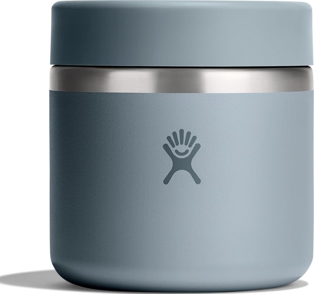 Hydro Flask Food Jar – Insulated Stainless Steel, Snack Travel Container for Hot Food & Soup 20 Oz Shale Gray