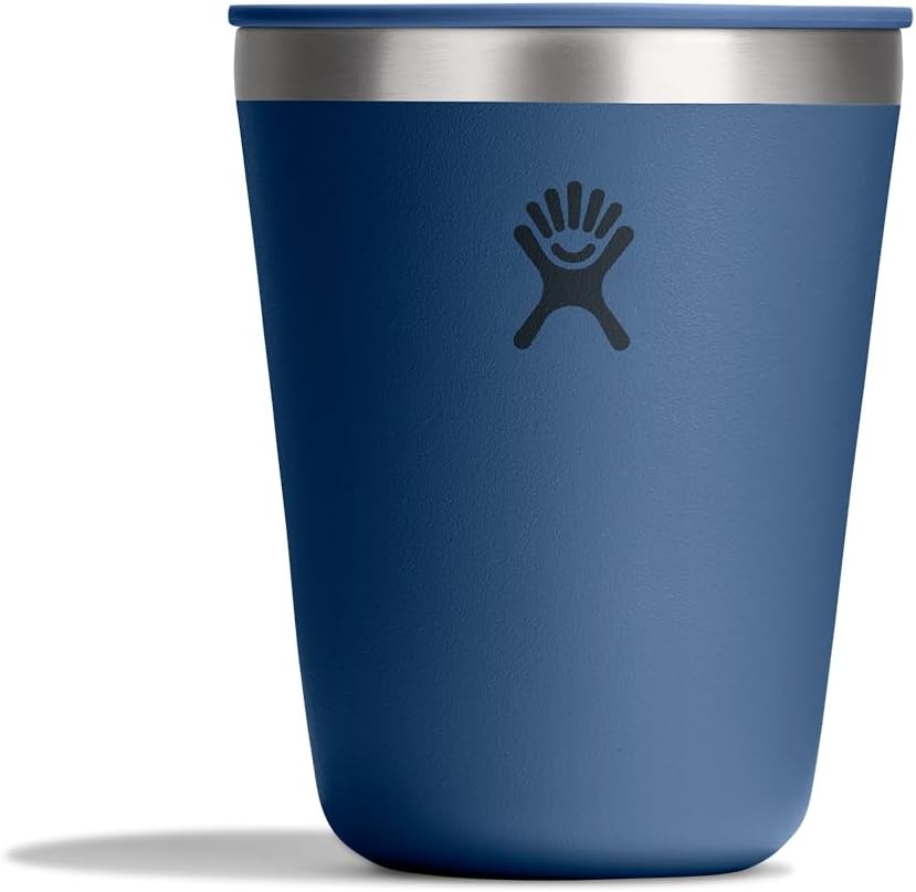 Hydro Flask Outdoor Kitchen Tumbler - Stainless Steel Dinnerware Reusable Camping Gear Mess Kit Cup - Dishwasher Safe, BPA-Free, Non-Toxic HARBOR BLUE
