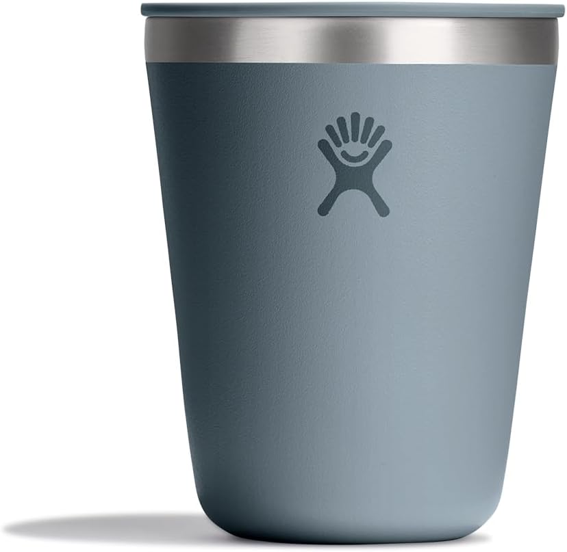 Hydro Flask Outdoor Kitchen Tumbler - Stainless Steel Dinnerware Reusable Camping Gear Mess Kit Cup - Dishwasher Safe, BPA-Free, Non-Toxic SHALE GRAY