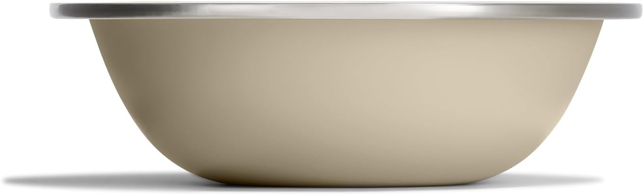 Hydro Flask Outdoor Kitchen Bowl – Stainless Steel Reusable Bowl – Camping Kitchen Essentials Oat Tan